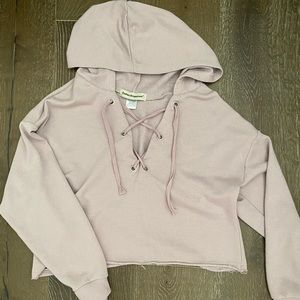 Lavender sweatshirt from Cotton Emporium